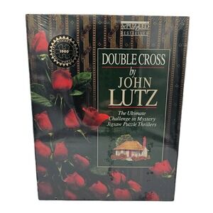 *New* Double Cross by John Lutz‎ The Ultimate Challenge in Mystery Jigsaw Puzzle